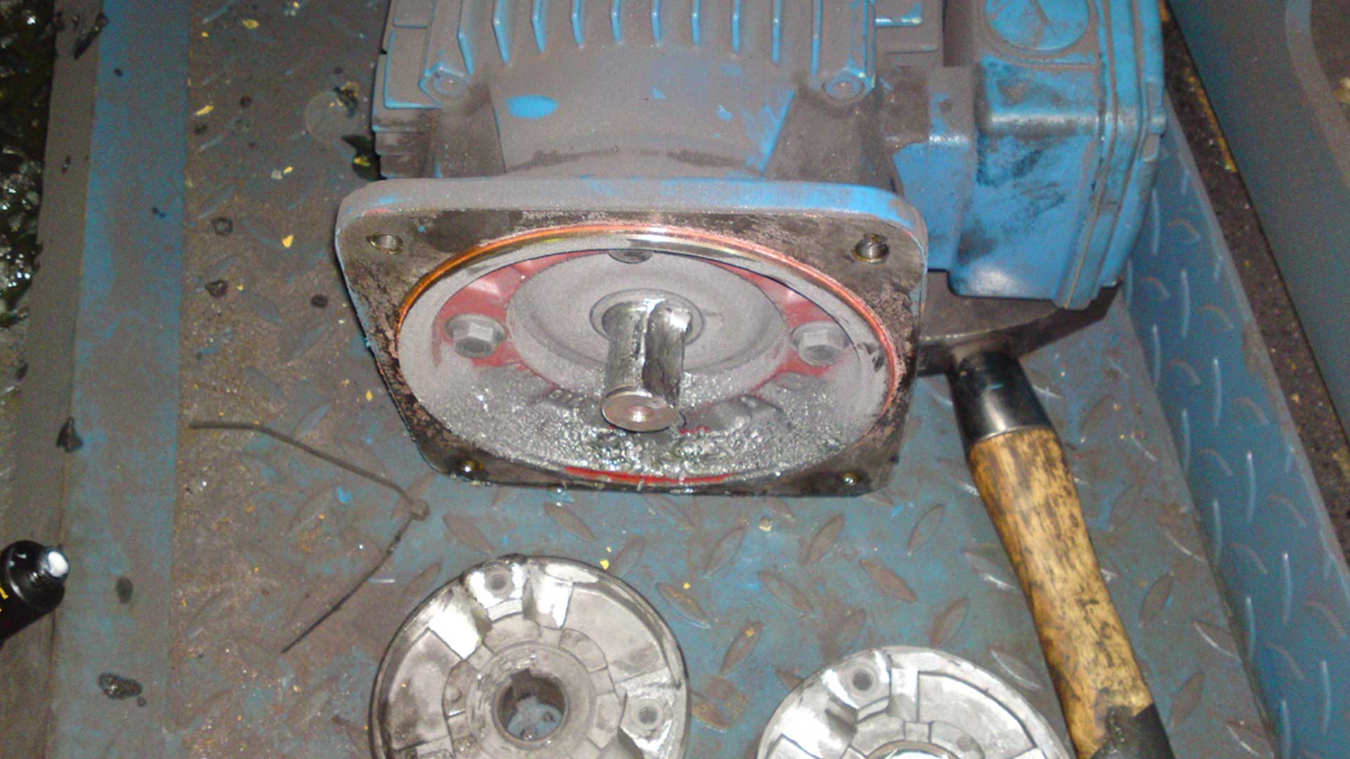 Mechanical backlash on the microspeed