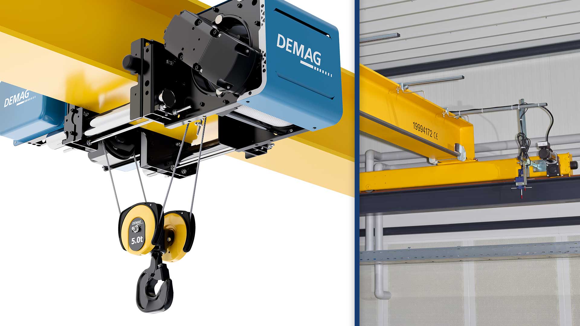 Hoist Options For Demag Overhead Crane Sets Demag Hoist Options For Demag Overhead Crane Sets Demag