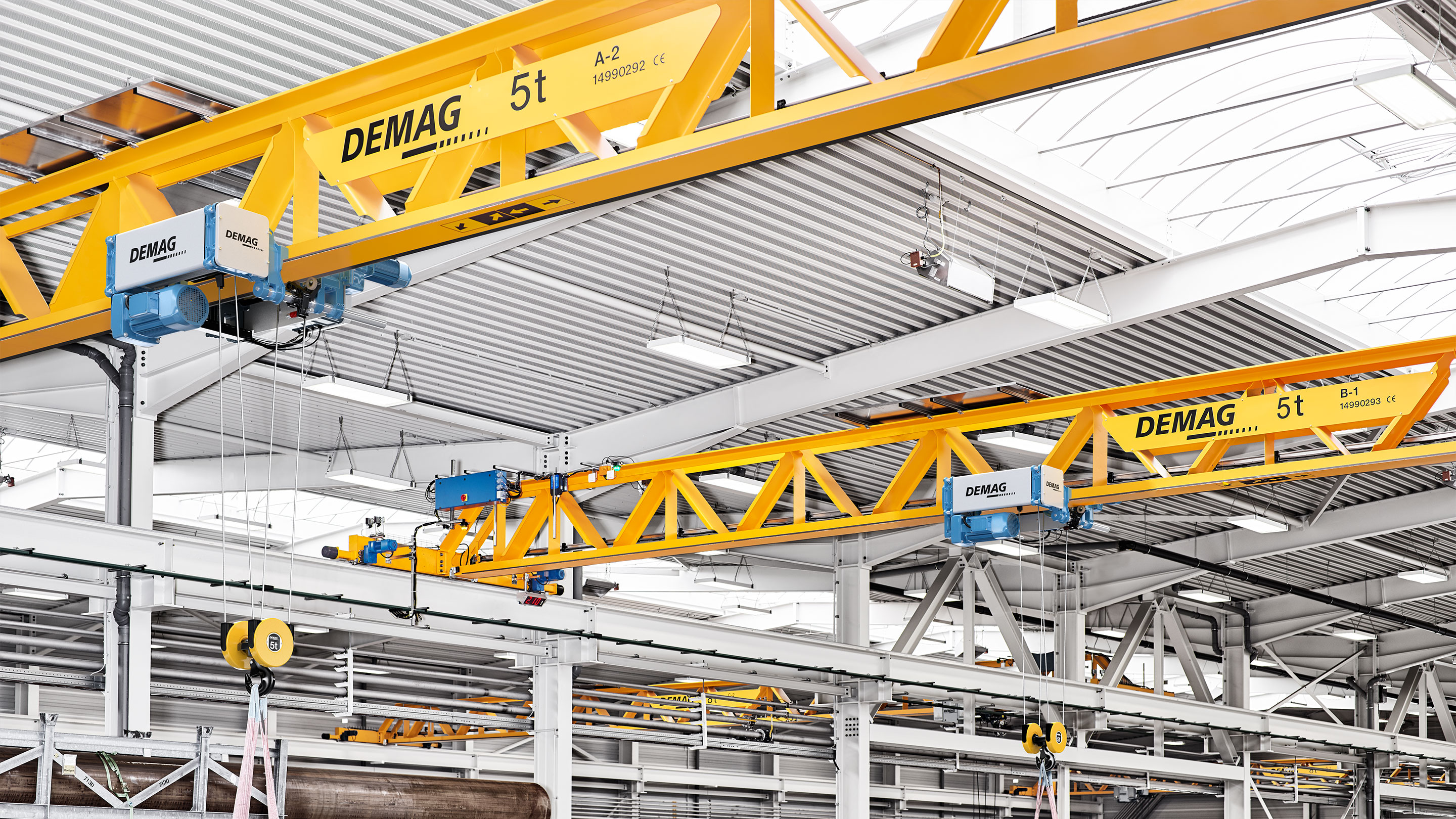 Double Capacity Twelve Demag Cranes Double Capacity In The New Stahlo Double Capacity Twelve Demag Cranes Double Capacity In The New Stahlo
