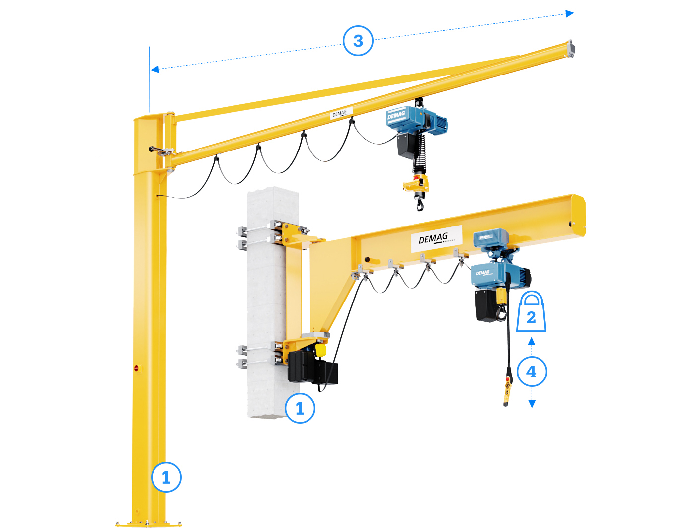 kardinal drøm kvarter Demag Slewing Jib Crane Configurator NO | Demagcranes