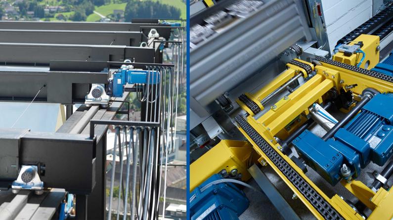 Demag drive solutions are used in diverse applications like conveyors and moveable roofs