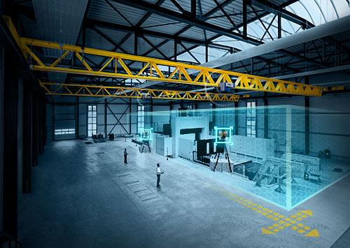 Certain areas can be electronically identified and bypassed, or the load can be adjusted by the smart Demag SafeControl system.