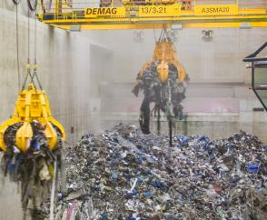 Procesní jeřáby v provozech na zužitkování odpadu