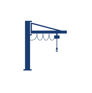 KBK Pillar and wall-mounted slewing jibs