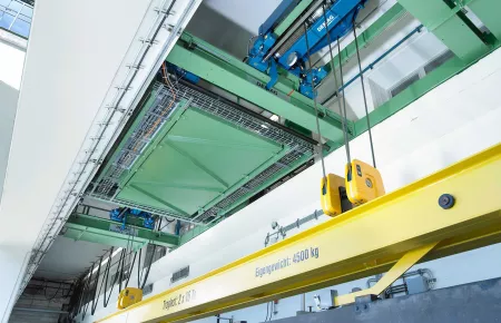 Demag DH wire rope hoists tandem lifting