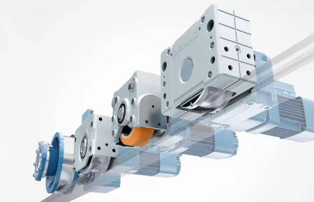 Demag wheel block systems- DRS, DRS-M, RS, LRS, and DWS wheel sets