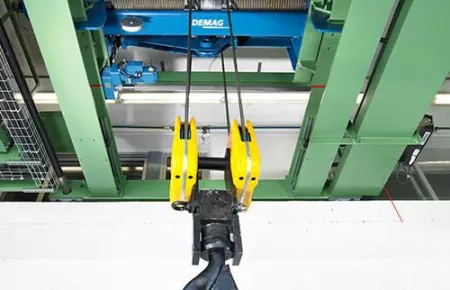 The Demag DH wire rope hoist can meet extreme requirements including long lifts, high capacities, and aggressive environments.