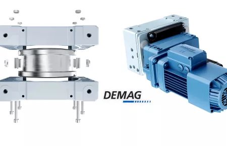 Demag wheel block and gear motor