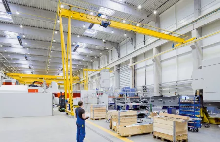 Demag semi-portal cranes