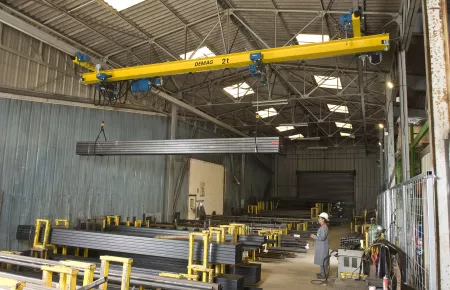 EPDE suspension cranes with rolled-profile girders 