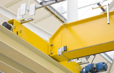 Offset geared motors used in travel units for Demag travelling cranes
