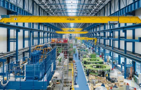 EKKE single-girder overhead traveling cranes