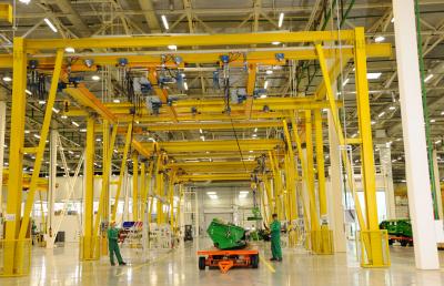 EPDE suspension cranes and 1-tonne DR rope hoists 