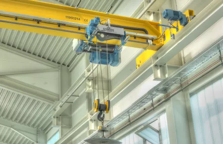 EPKE single-girder overhead travelling cranes with rolled profile section