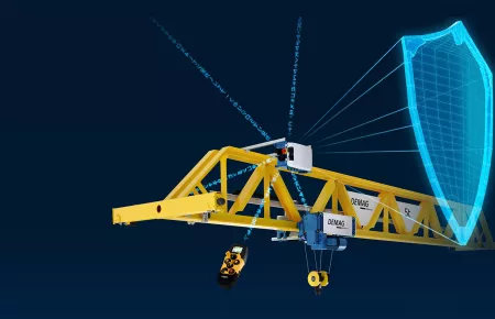 V-type crane with load-sway reduction | Demag