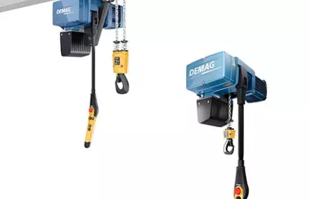Click to see the complete offering of Demag DC Chain Hoists.