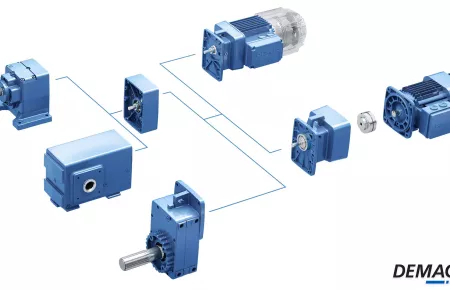 Demag motor and gearbox offering