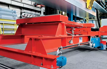Demag Drive technology used on a transfer car for a metals application.