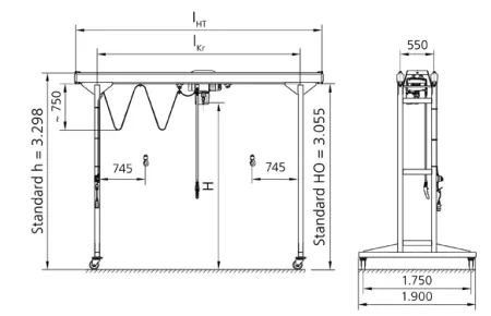 ZVP-KBK double-girder full-portal crane