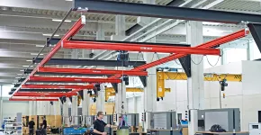 KBK single-girder suspension cranes